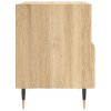 vidaXL Nočné stolíky 2 ks dub sonoma 40x35x47,5 cm kompozitné drevo