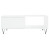 vidaXL Konferenčný stolík biely 90x60x35 cm kompozitné drevo