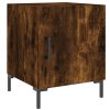 vidaXL Nočné stolíky 2 ks dymový dub 40x40x50 cm kompozitné drevo