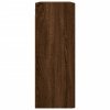 vidaXL Nástenná skrinka hnedý dub 69,5x34x90 cm