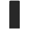 vidaXL Nástenná skrinka čierna 69,5x34x90 cm kompozitné drevo