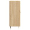 vidaXL Komoda dub sonoma 34,5x34x90 cm spracované drevo
