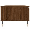 vidaXL Konferenčný stolík hnedý dub 90x50x36,5 cm spracované drevo