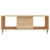 vidaXL Konferenčný stolík dub sonoma 90x50x36,5 cm spracované drevo
