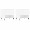 vidaXL Konferenčné stolíky 2 ks biele 50x46x50 cm kompozitné drevo