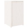 vidaXL Vonkajšia kuchynská skrinka biela 55x55x92 cm borovicový masív