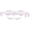 vidaXL Posteľný rám biely borovicový masív 160x200 cm