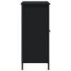 vidaXL Komoda čierna 100x33x75 cm kompozitné drevo