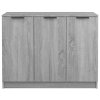 vidaXL Komoda sivý dub sonoma 90,5x30x70 cm spracované drevo