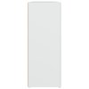 vidaXL Komoda biela 91x29,5x75 cm spracované drevo