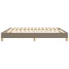 vidaXL Rám na boxspring posteľ sivohnedý 160x200 cm látka