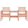 vidaXL Záhradná lavica so stolom 2-miestna masívnz douglas