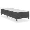 vidaXL Posteľ boxspring tmavošedá látková 80x200 cm