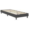 vidaXL Posteľ boxspring tmavošedá látková 80x200 cm