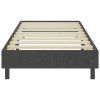 vidaXL Posteľ boxspring tmavošedá látková 80x200 cm