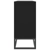 vidaXL Komoda čierna 105x30x65 cm kompozitné drevo