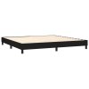 vidaXL Rám na boxspring posteľ čierny látka 200x200 cm