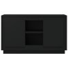 vidaXL Komoda čierna 102x35x60 cm spracované drevo