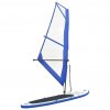 vidaXL Nafukovací Stand up paddleboard s plachtou, modro biely