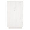 vidaXL Komoda biela 111x34x60 cm borovicový masív