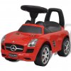 Červené Mercedes Benz detské autíčko na nožný pohon