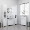 vidaXL 4-dielna súprava kúpeľňového nábytku biela
