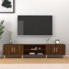 vidaXL TV skrinka hnedý dub 180x31,5x40 cm kompozitné drevo