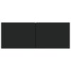 vidaXL TV stolíky 2 ks čierne 80x30x30 cm spracované drevo