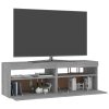vidaXL TV skrinky 2 ks s LED, sivý dub sonoma 60x35x40 cm