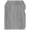 vidaXL TV skrinky 2 ks s LED, sivý dub sonoma 60x35x40 cm
