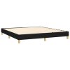 vidaXL Posteľný rám boxspring s matracom čierny 180x200 cm látka