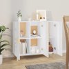 vidaXL Komoda biela 90x34x80 cm kompozitné drevo