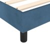 vidaXL Posteľný rám na boxspring tmavomodrý 120x200 cm zamat