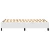 vidaXL Rám na boxspring posteľ, biely 120x200 cm, umelá koža