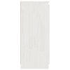 vidaXL Bočná skrinka biela 60x36x84 cm borovicový masív
