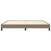 vidaXL Posteľný rám sivohnedý 200x200 cm látka