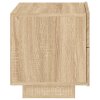 vidaXL Nočný stolík s LED svetlami dub sonoma 70x36x40,5 cm