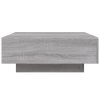 vidaXL Konferenčný stolík sivý sonoma 80x80x31 cm kompozitné drevo