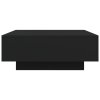 vidaXL Konferenčný stolík čierny 80x80x31cm drevotrieska