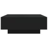 vidaXL Konferenčný stolík čierny 80x80x31cm drevotrieska