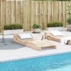 vidaXL Lehátko na opaľovanie 205x70x31,5 cm masívna borovica