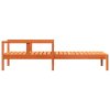 vidaXL Lehátko voskovohnedé 199,5x62x55 cm masívna borovica
