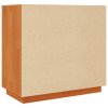 vidaXL Komoda voskovohnedá 80x40x75 cm borovicový masív