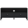 vidaXL TV skrinka VIKEN, čierna, kompozitné drevo