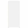 vidaXL Komoda biela 60x31x70 cm kompozitné drevo