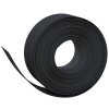 vidaXL Záhradné obruby 4 ks čierne 10 m 20 cm polyetylén