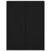 vidaXL Nástenné skrinky 2 ks čierne 69,5x34x90 cm