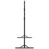 vidaXL Stojany na pozadie 2 ks čierne 254x243 cm oceľ