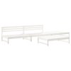 vidaXL 4-dielna záhradná sedacia súprava biela borovicový masív