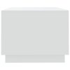 vidaXL Konferenčný stolík biely 102x55x43 cm drevotrieska